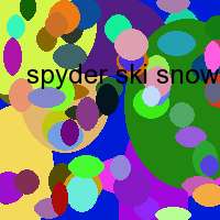 spyder ski snowboard